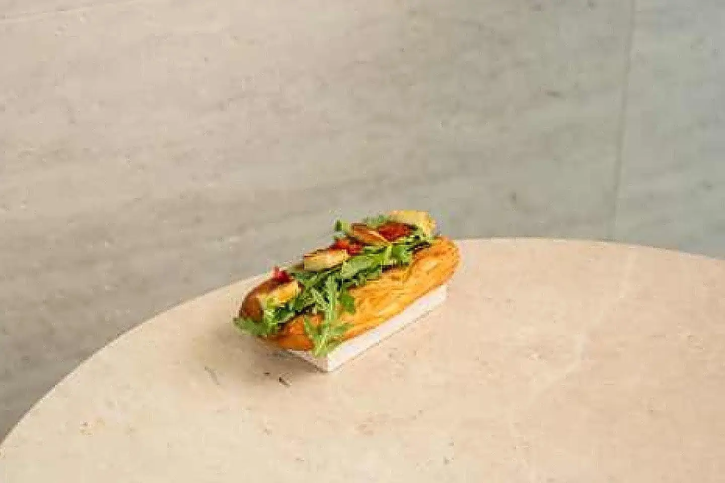 Grilled Halloumi With Pesto Danish