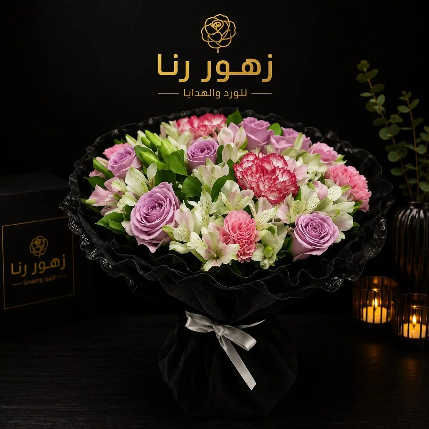 Bouquet Thank You For Being The Light In The Darkness Of The Days