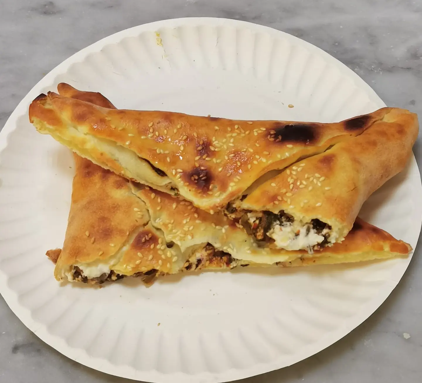 فطيرة سبانخ الجبن