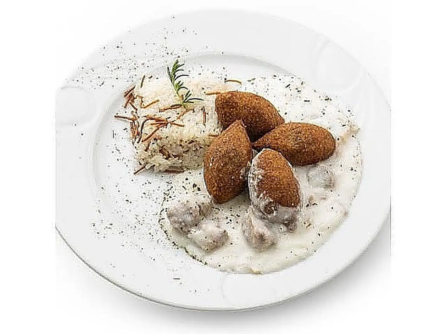 كبة باللبن مع الأرز