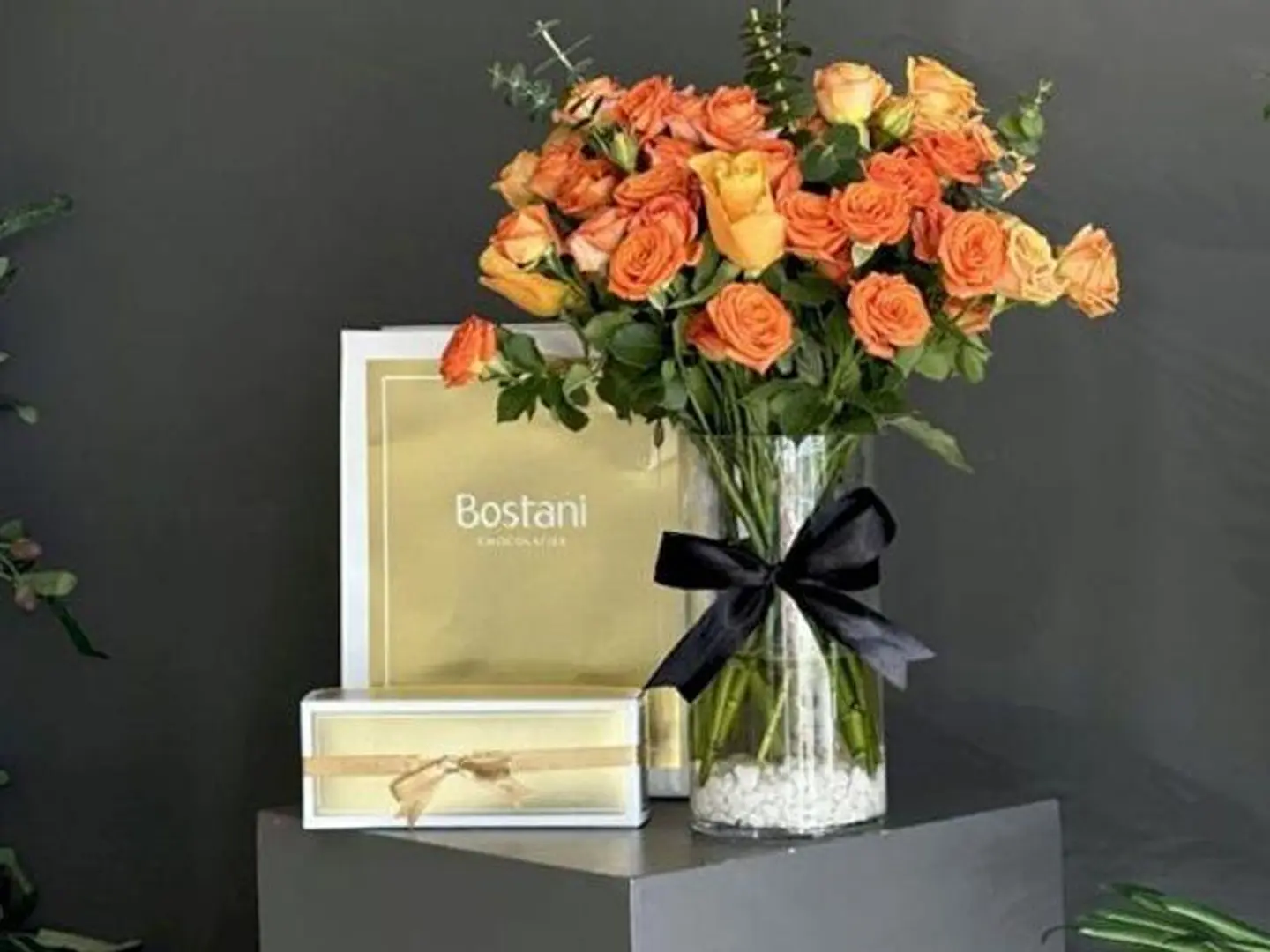 فازة برتقالي معا شكولاتة بستاني 278