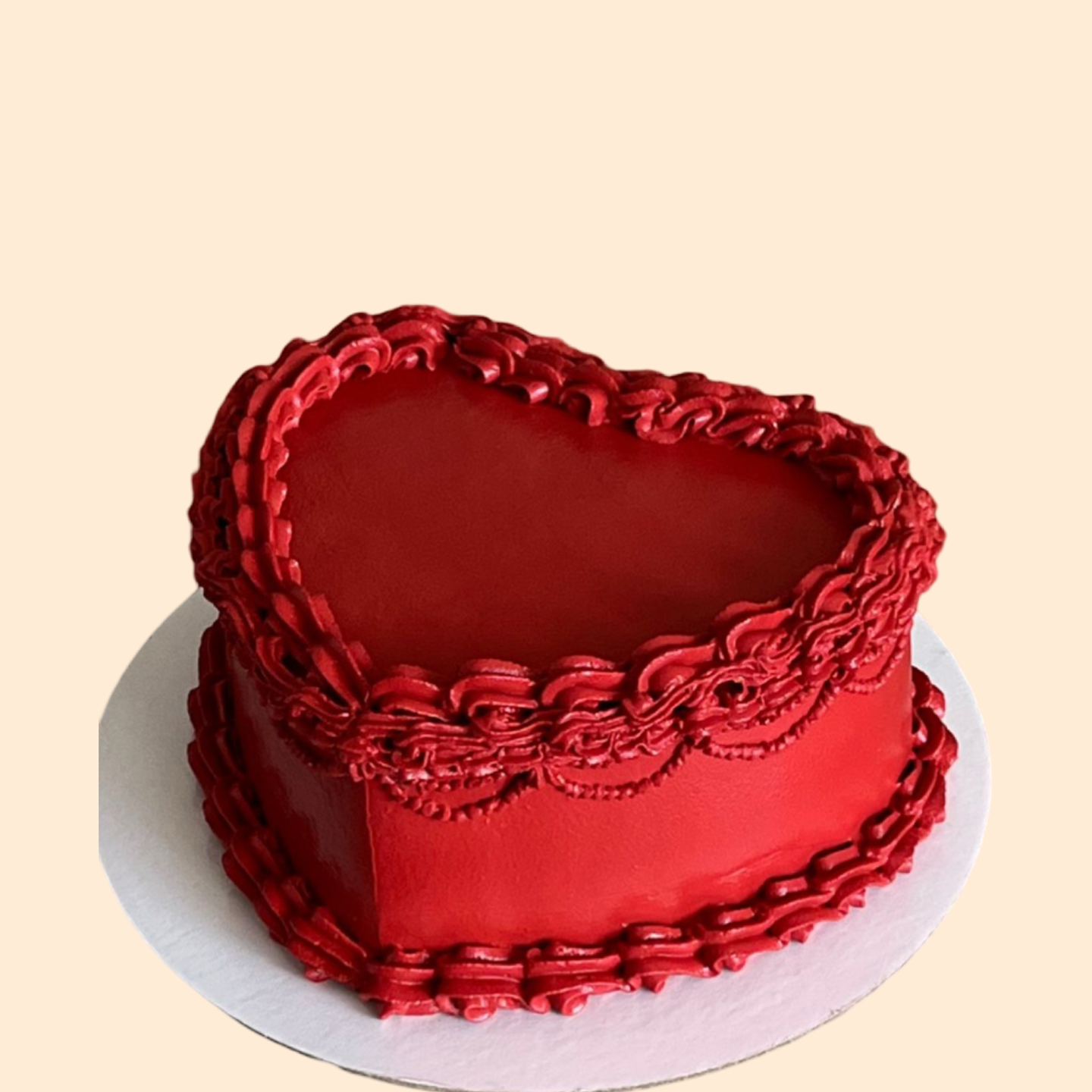 Chocolate Heart Cake - Small Size