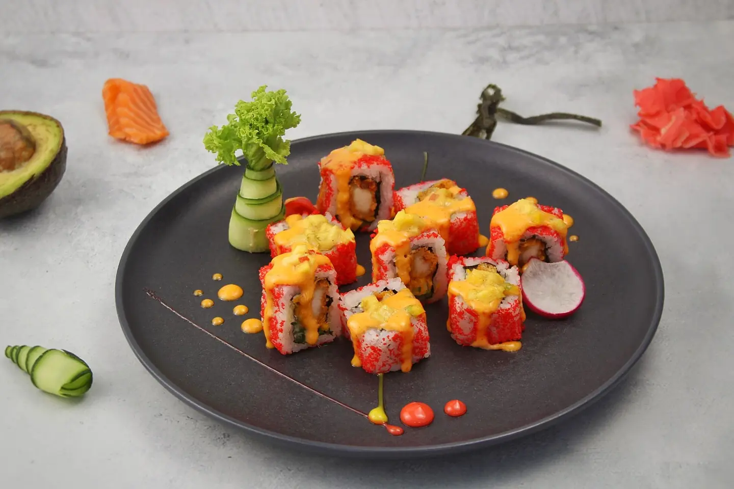 Sushi Fried Chicken Roll
