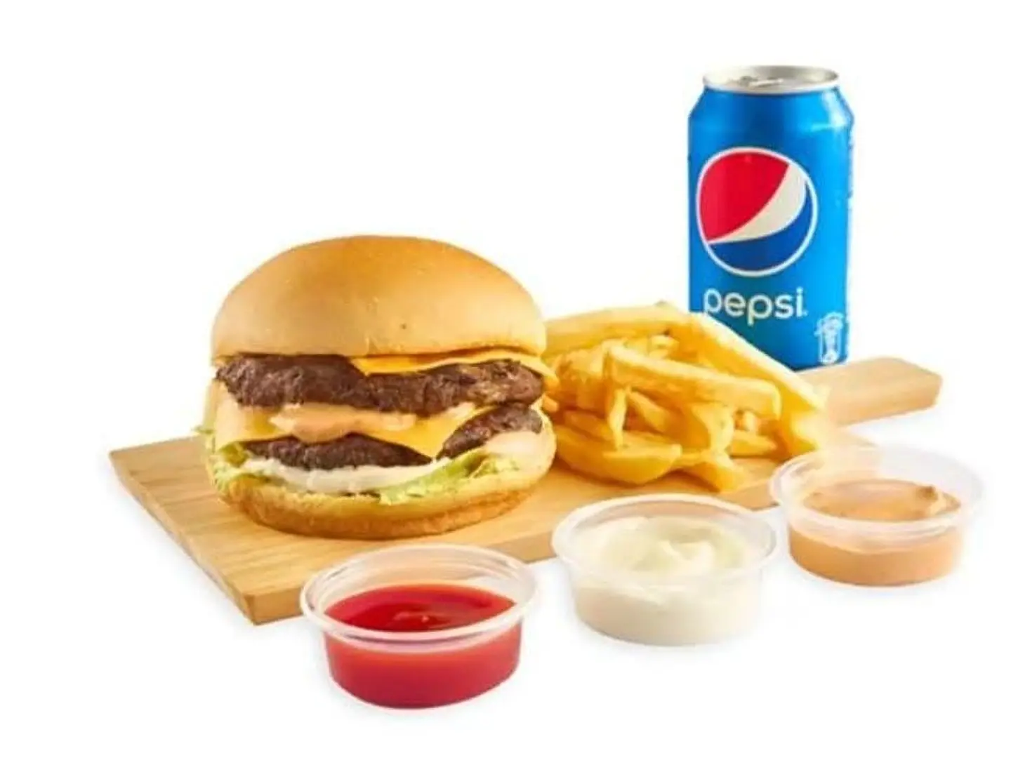 Fresh Grilled Beef Burger Meal