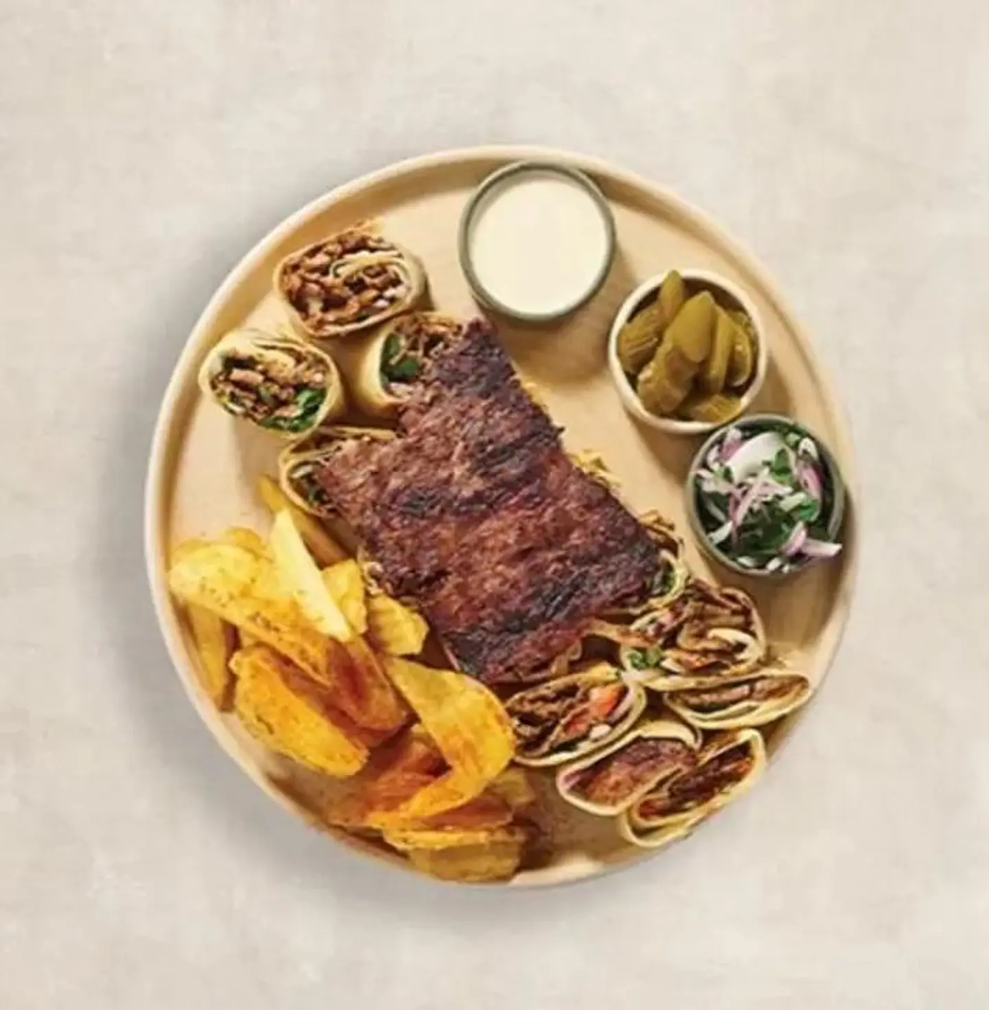 دونر ودجاج مشكل مع أرز