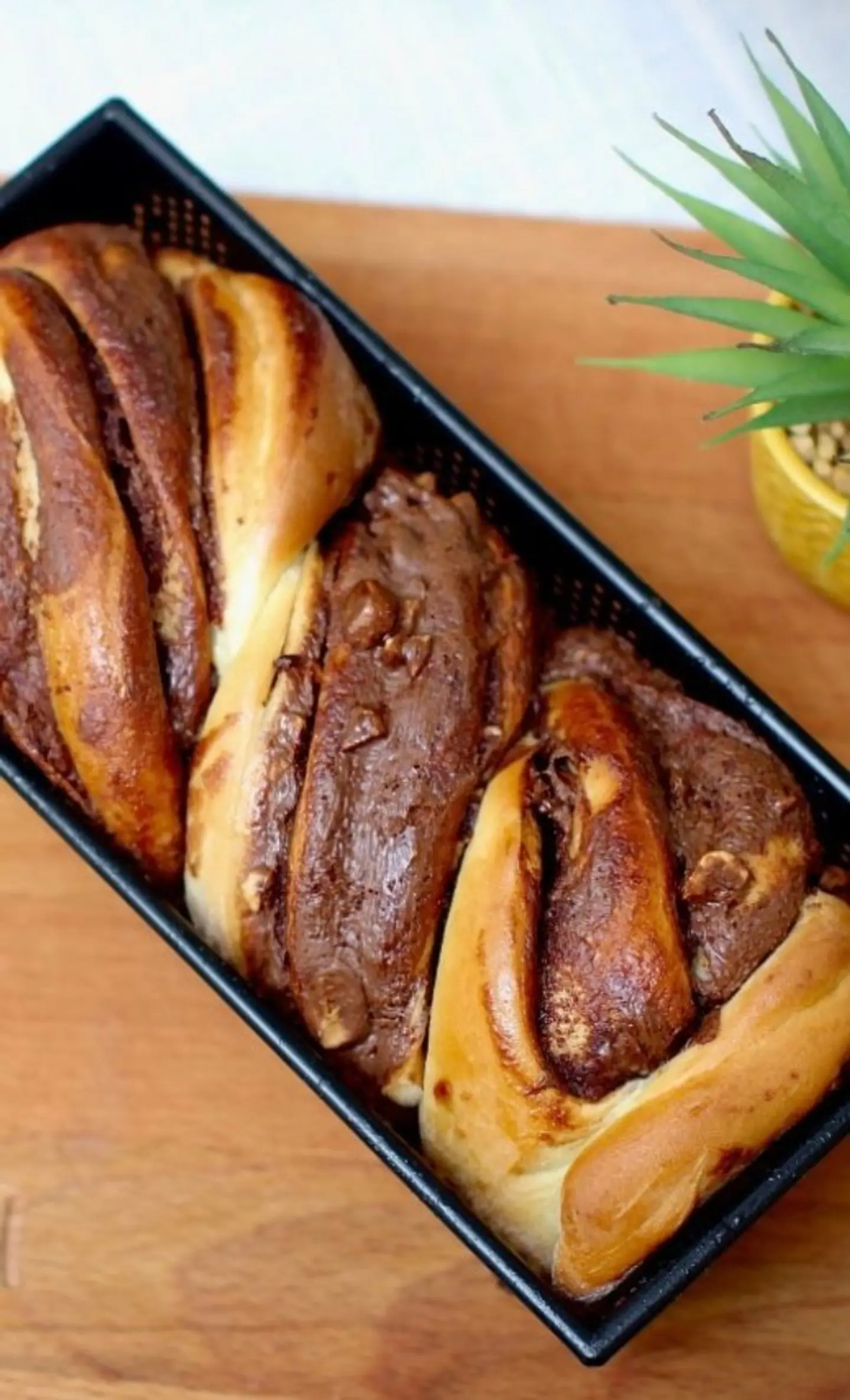 Nutella And Hazelnut Babka