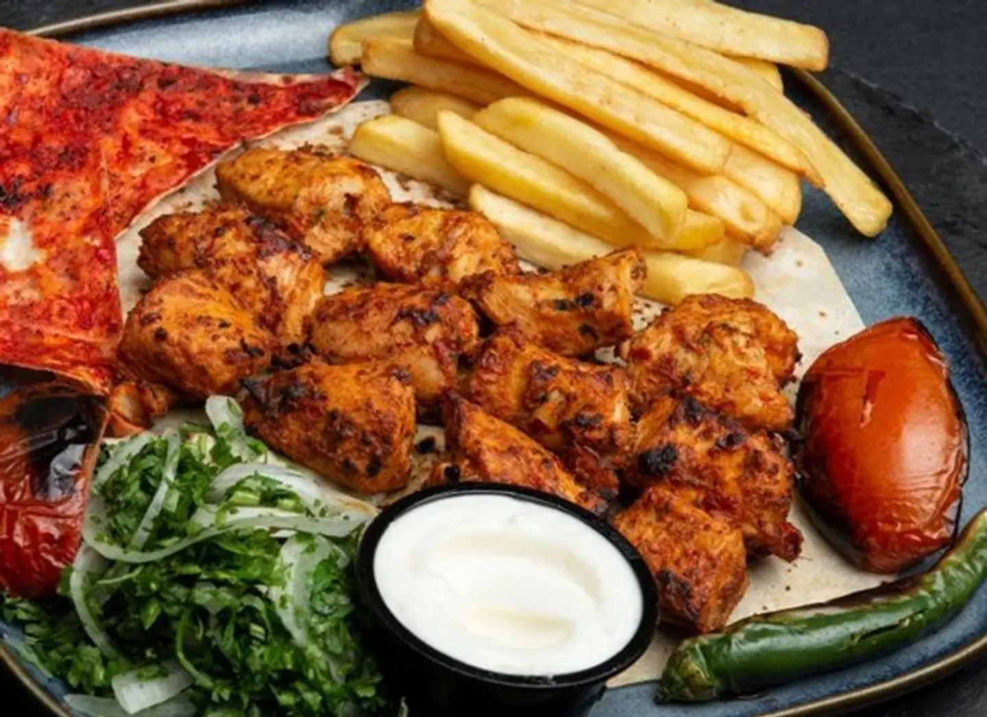 شيش طاووق بالعظم