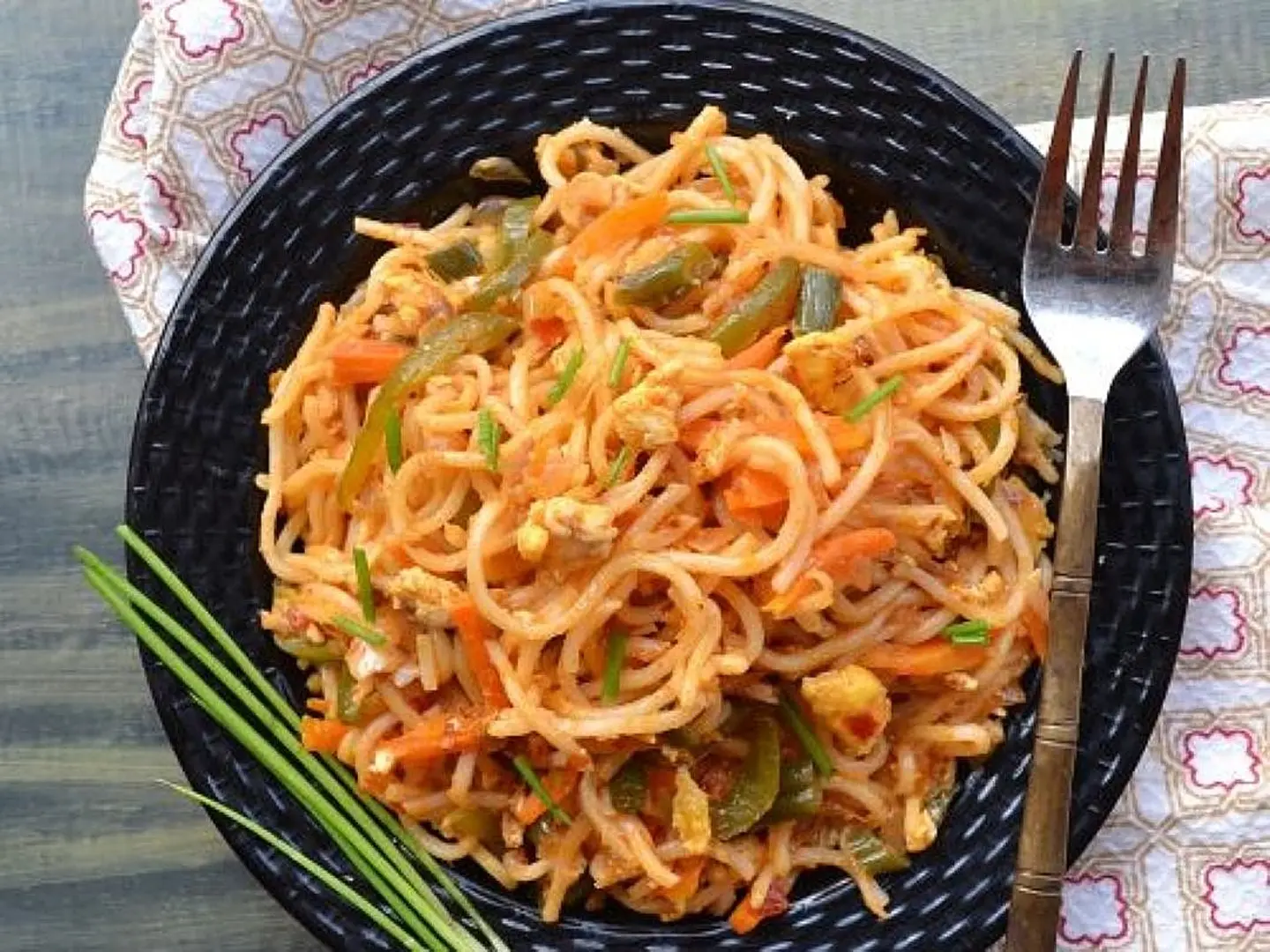 Schezwan Egg Noodles