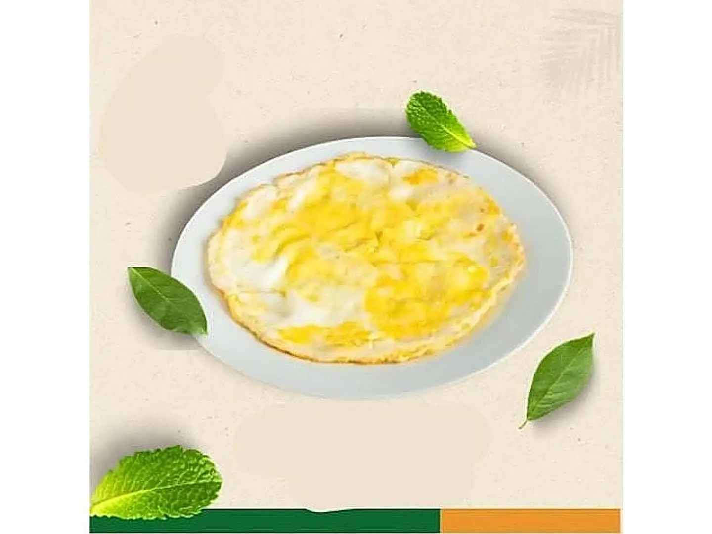 صحن بيض مقلي بالجبن