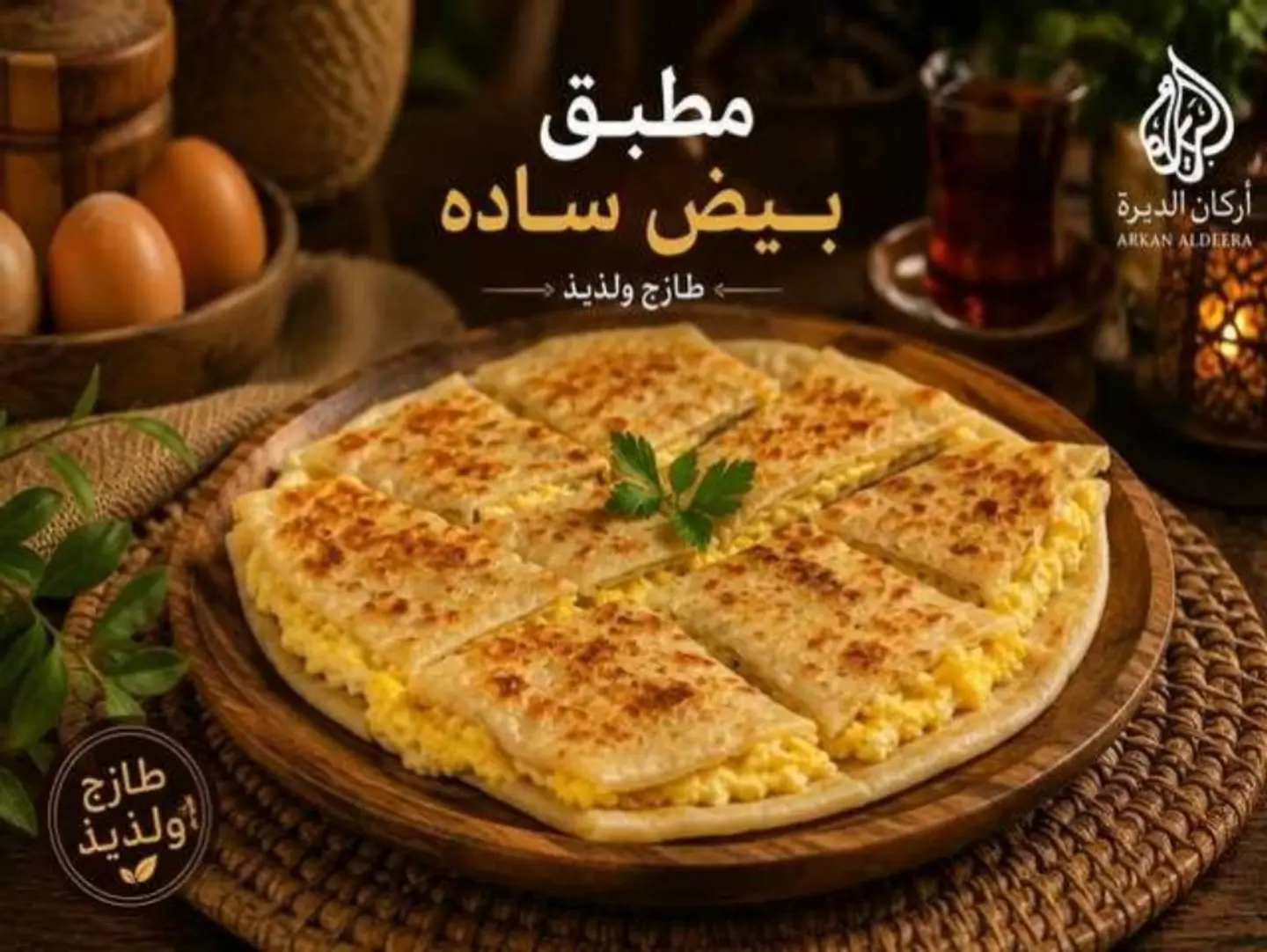 مطبق بيض ساده