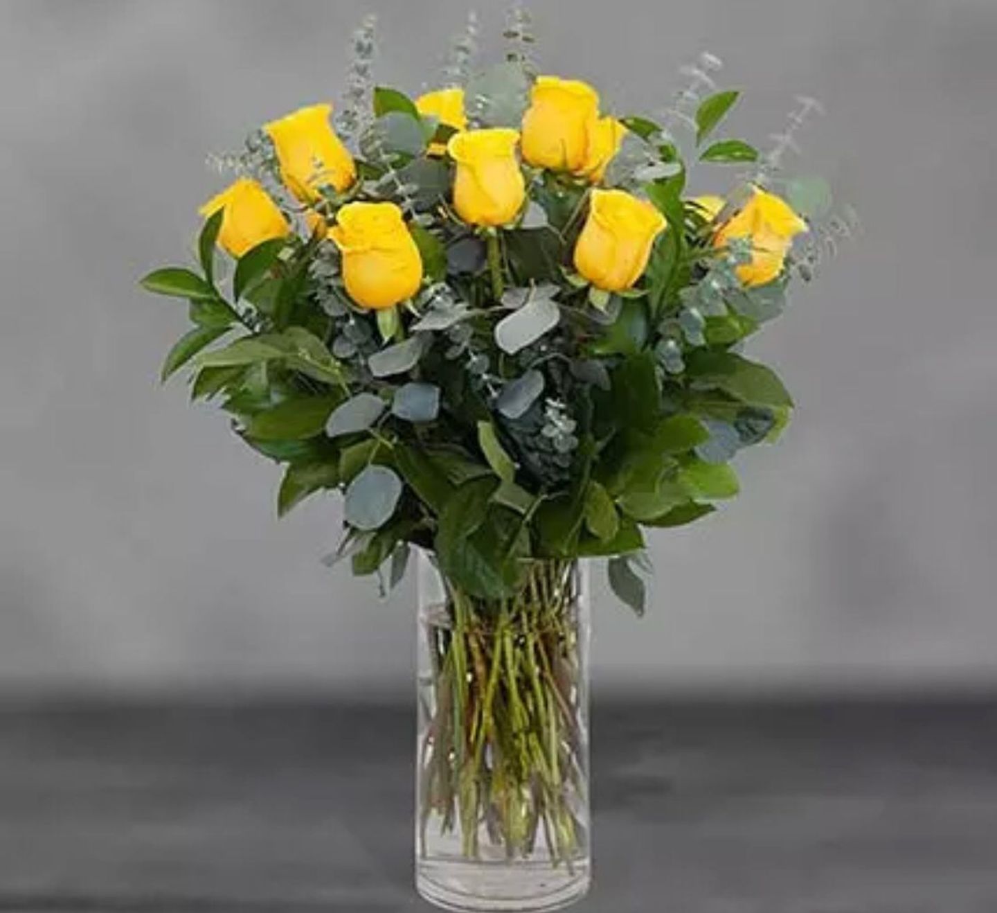 Yellow Rose Vase