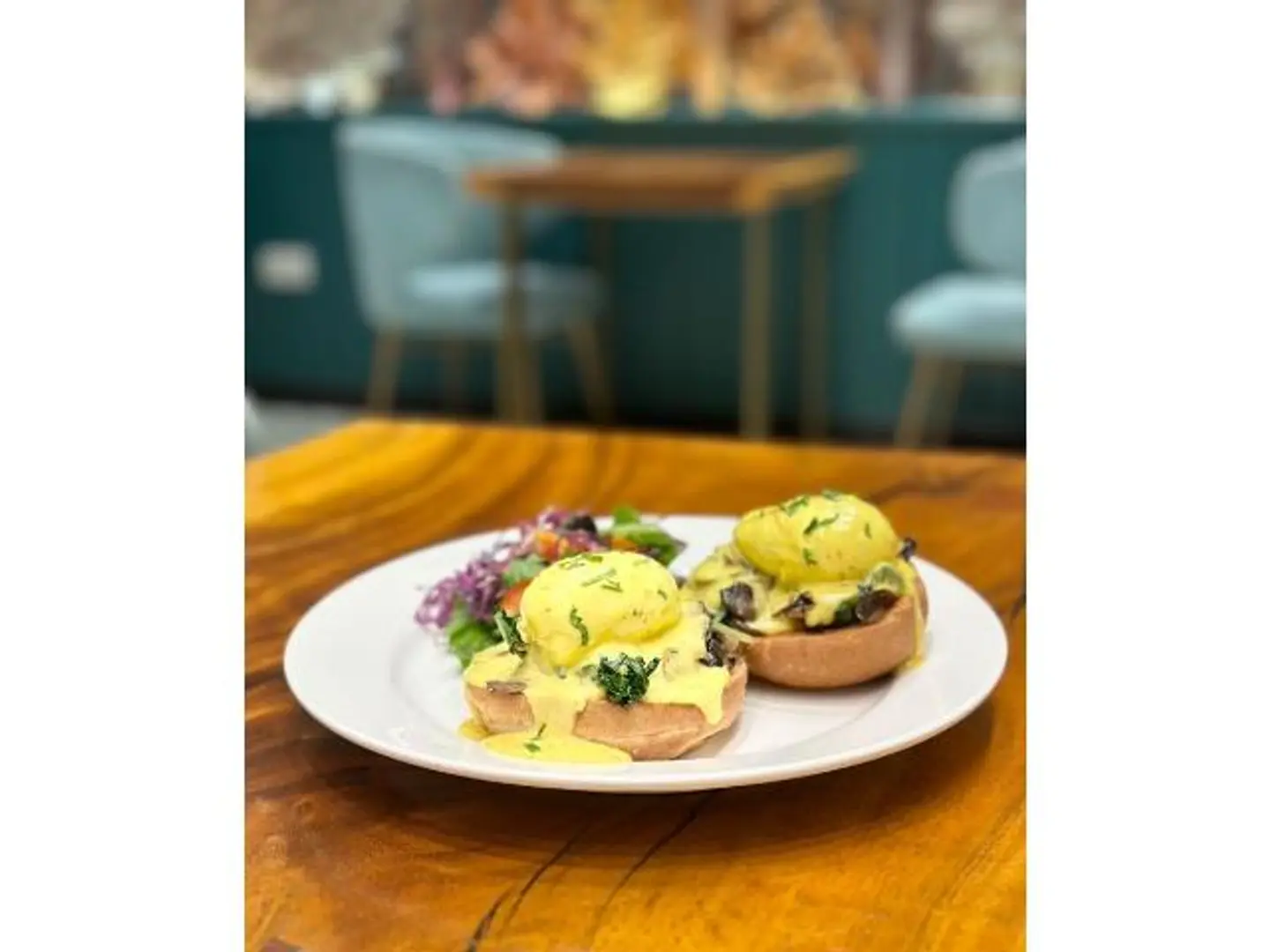 Mushroom & Grilled Vegetables Benedict