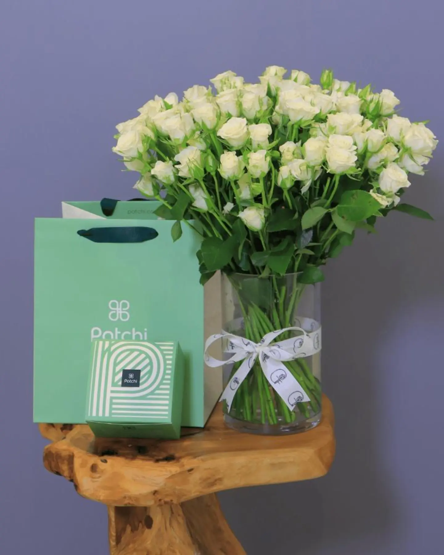 فازة بيبي روز ابيض أباتشي