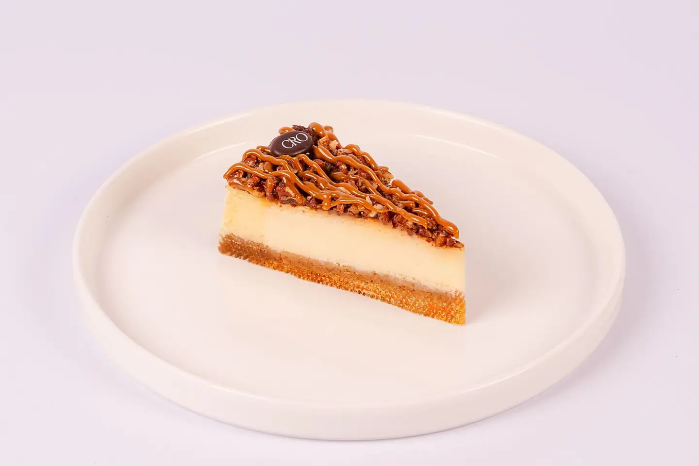 Pecan Cheesecake Slice