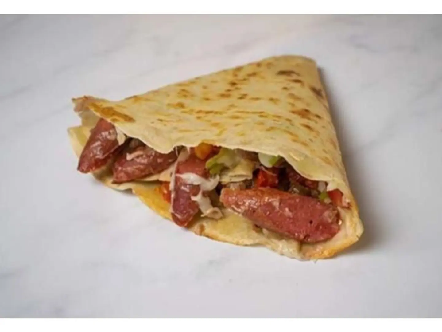 Sausage Pastirma Kiri Crepe