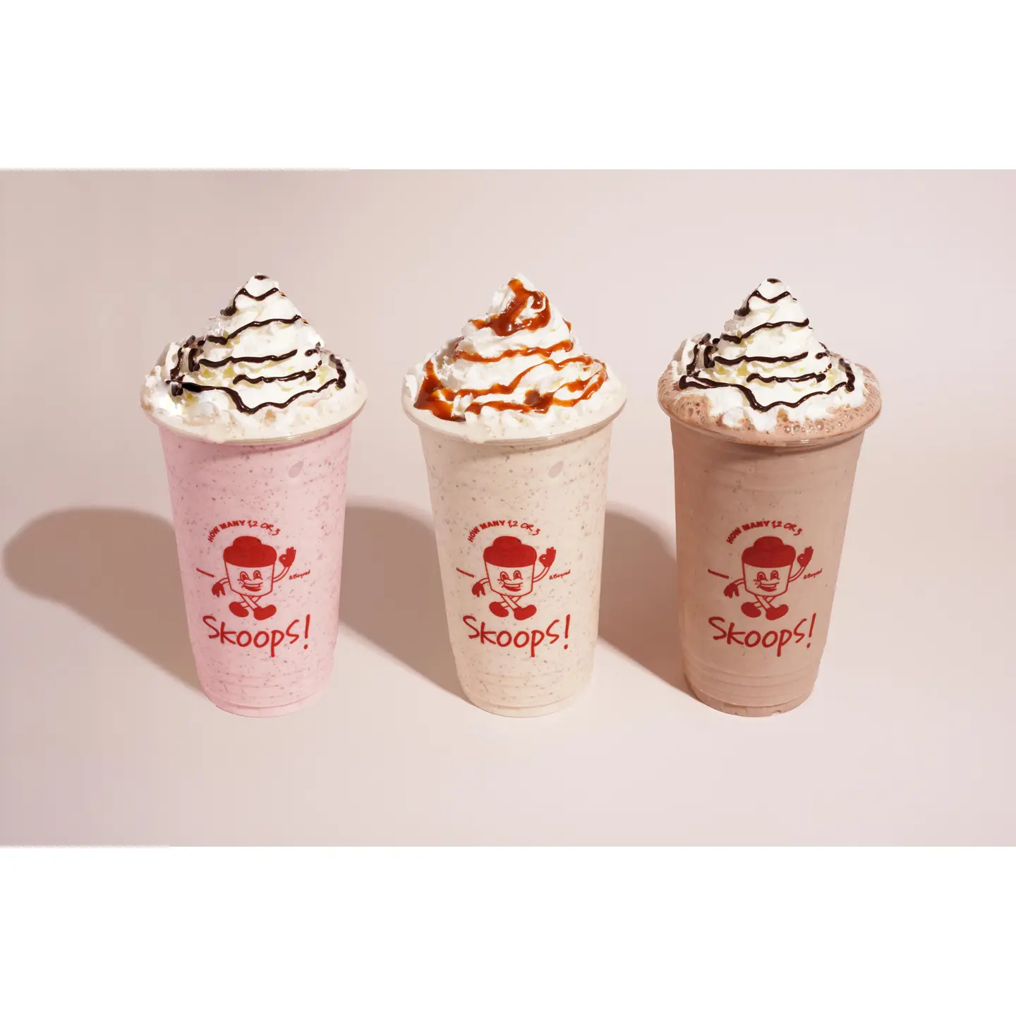 Milkshakes - With Whipped Cream