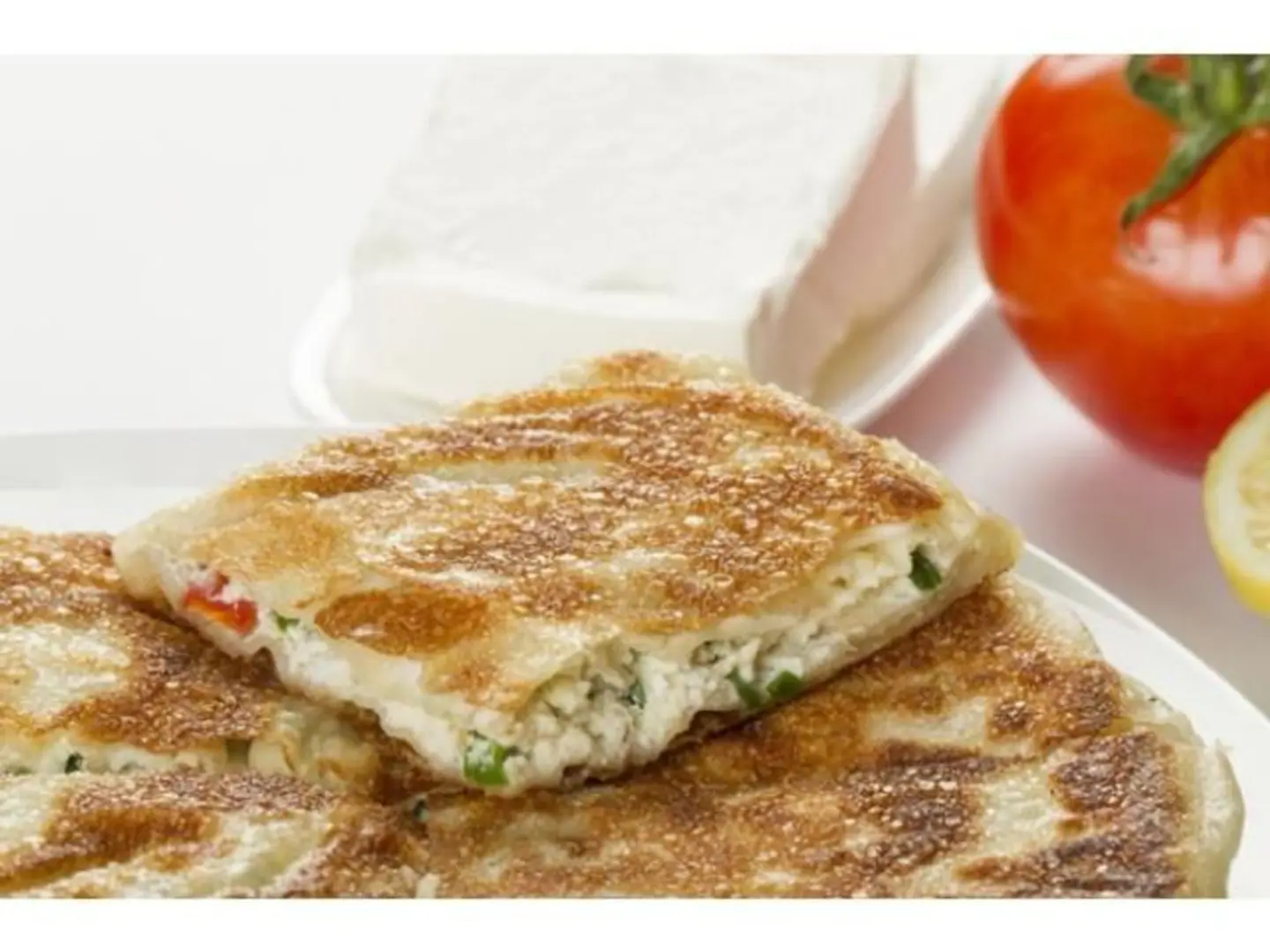 مطبق خضار جبنه بيضاء