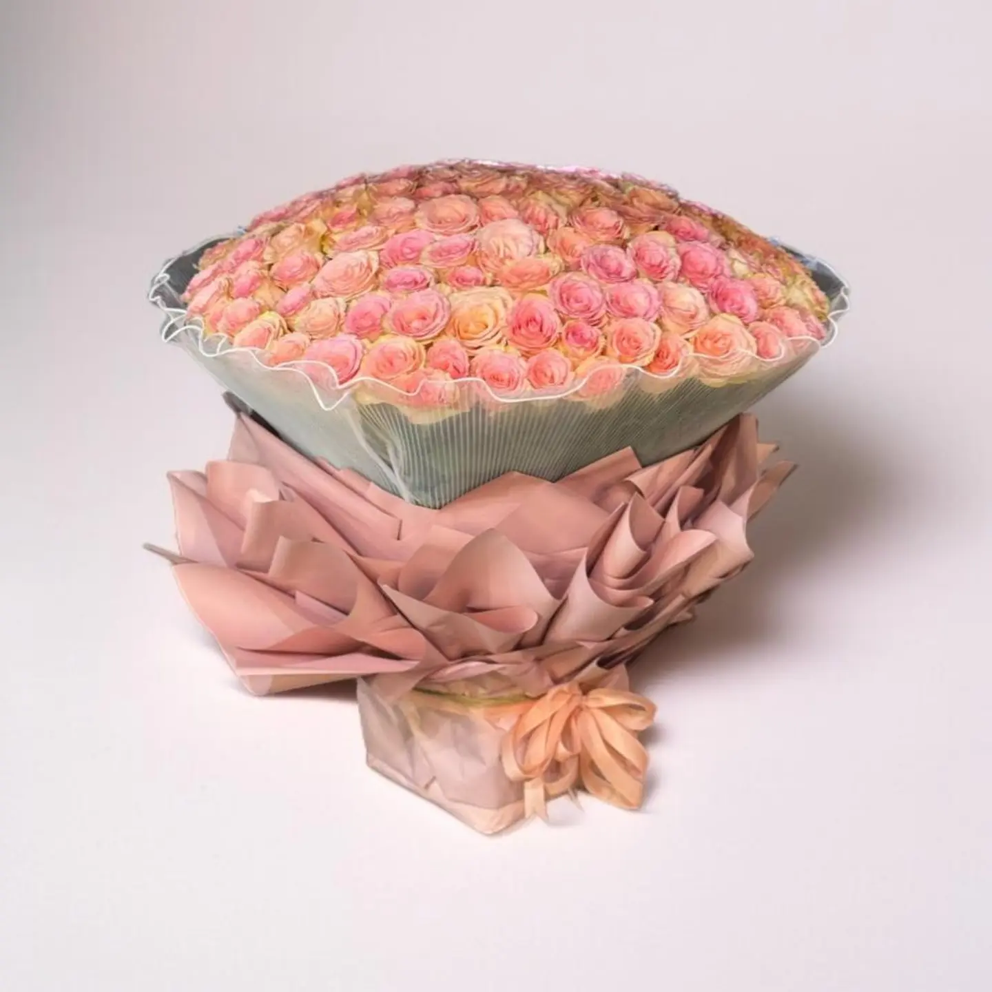 باقة الورد الجوري المشمشي