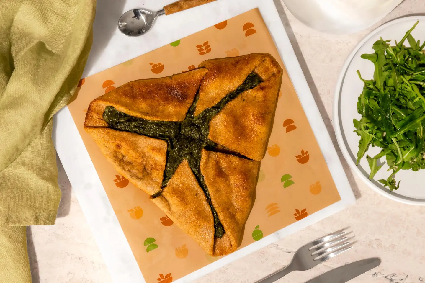 فطيرة السبانخ