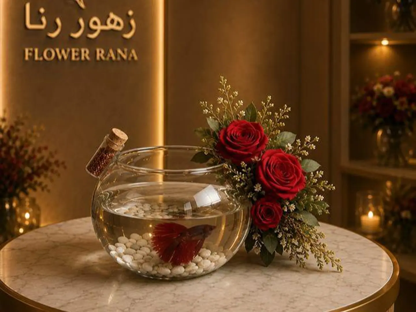 Fish With Rose Petals3