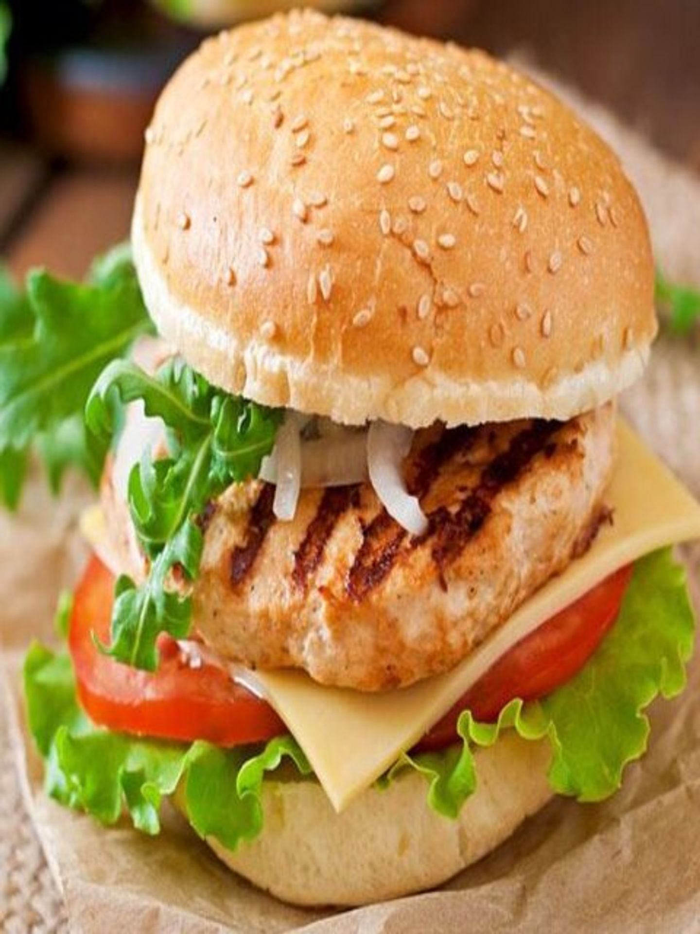 Chicken Burger Double