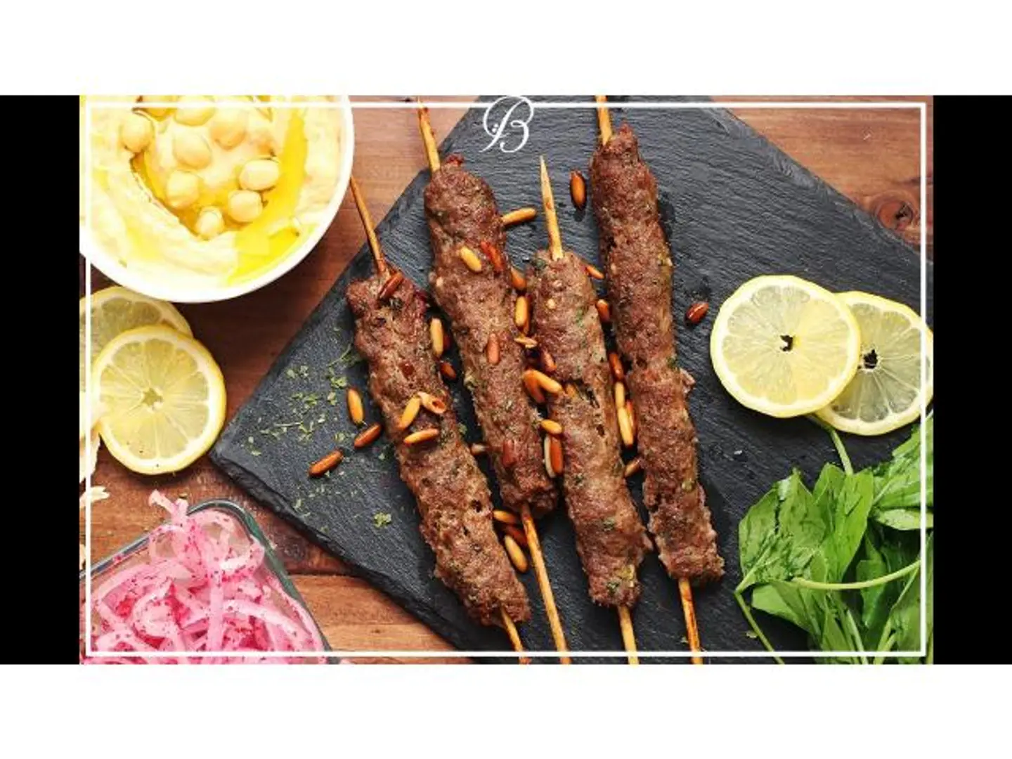 Pine Nuts Kebab For One Person