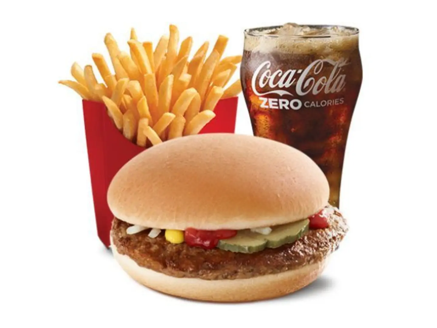 وجبة برجر لحم