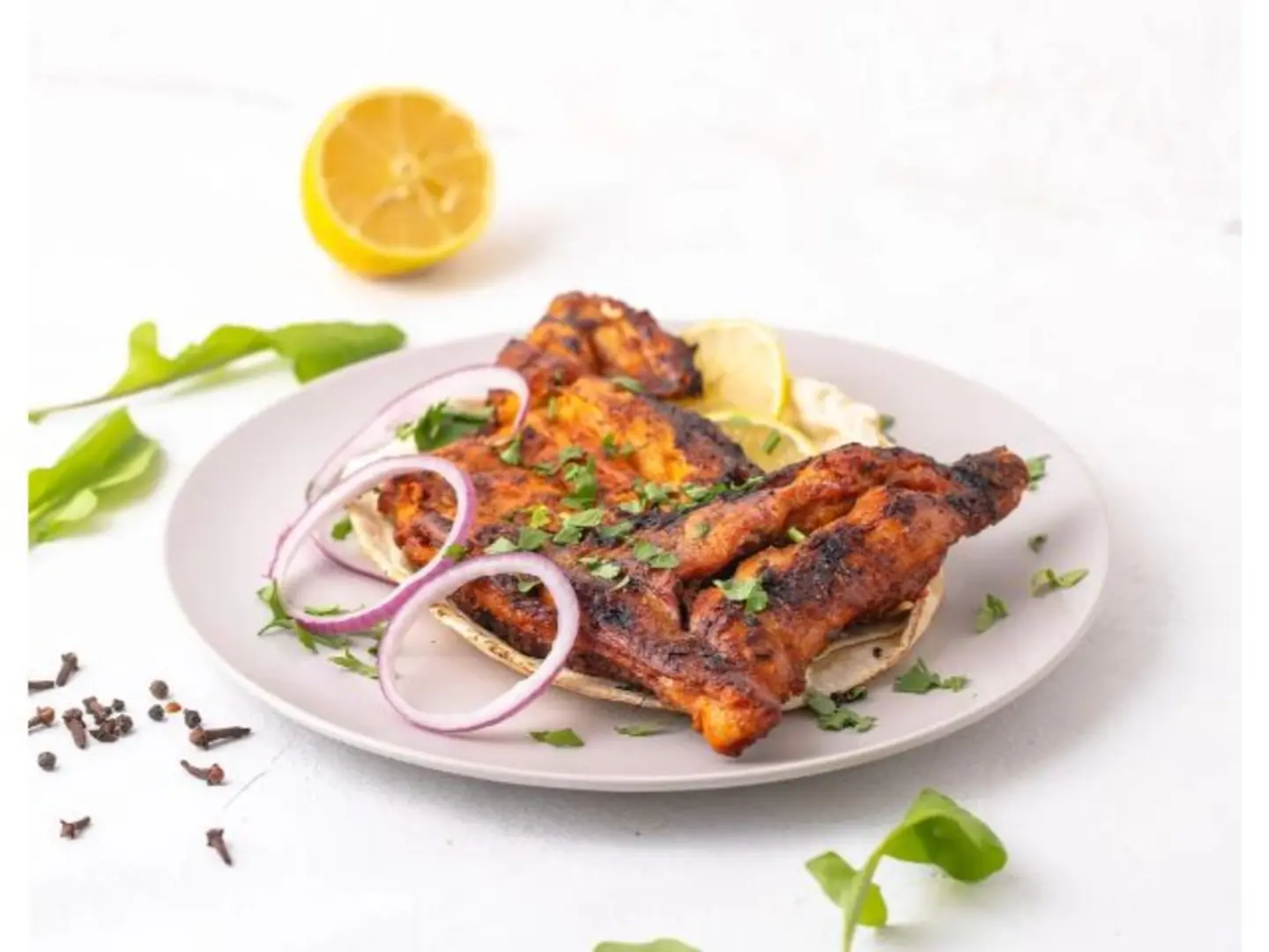 Half Charcoal Chicken Plain