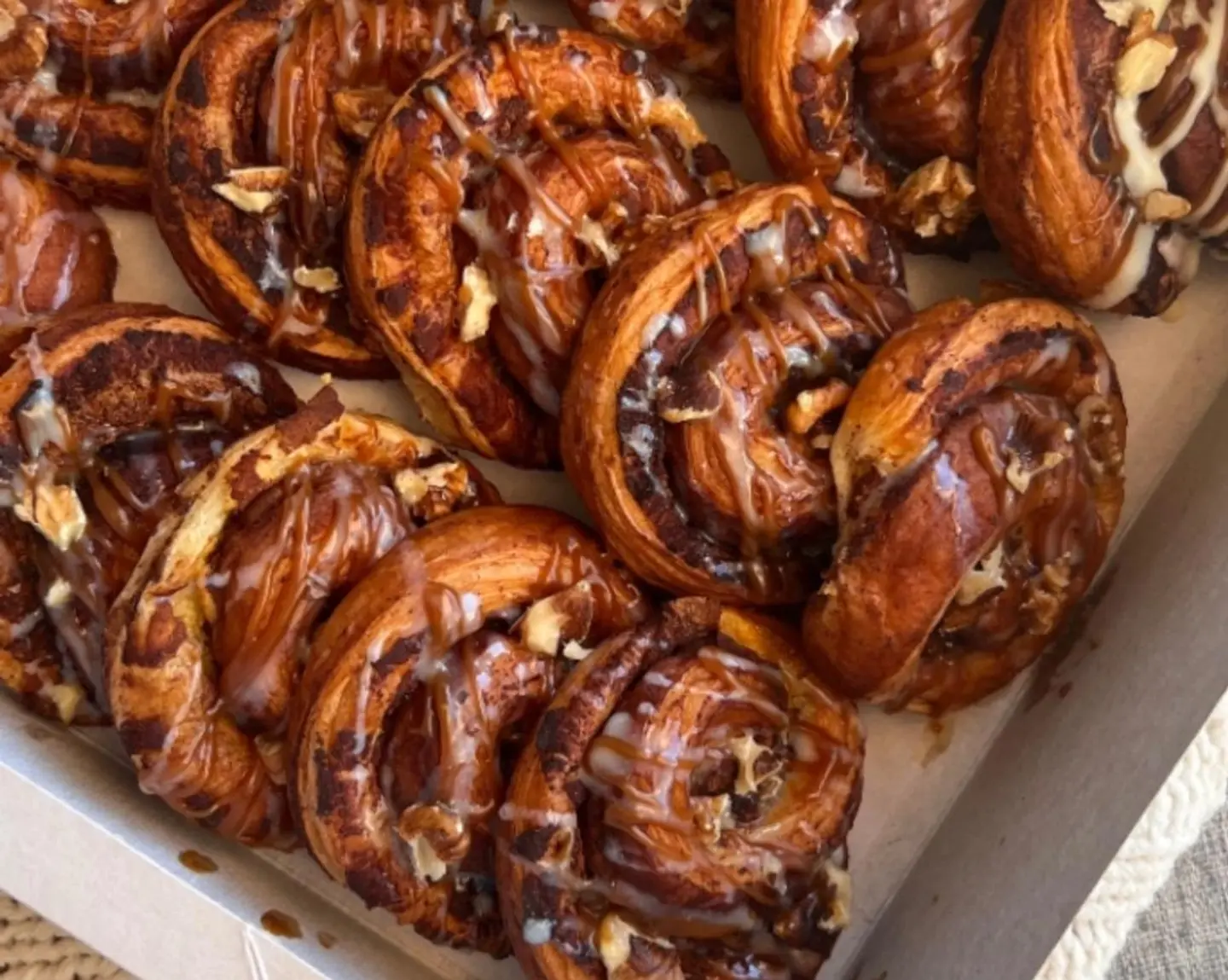 Mini Cinnamon Croissant Box
