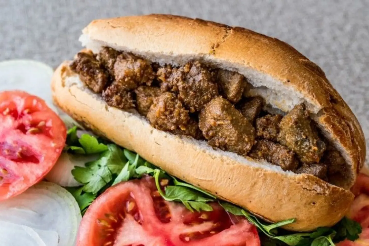 Foul With Liver Sandwich