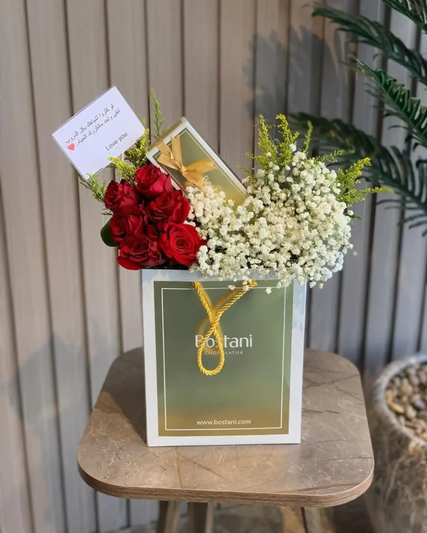 Flower Arrangement With Bustani Chocolate 9