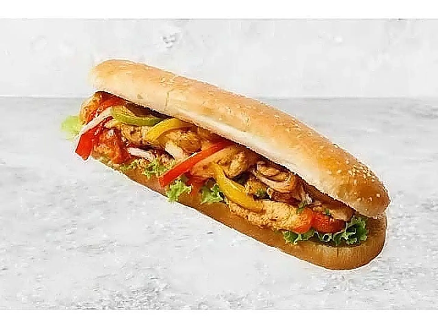 ساندوتش دجاج مكسيكي حار