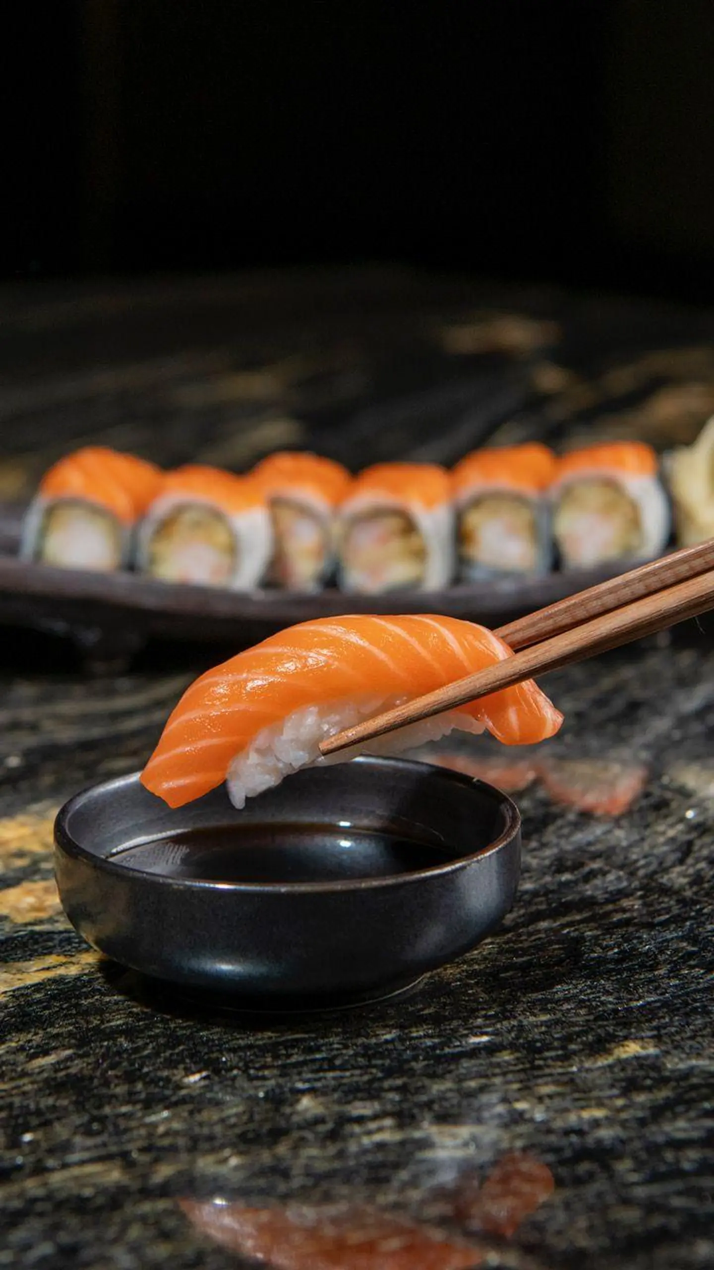 Spicy Truffle Salmon Nigiri