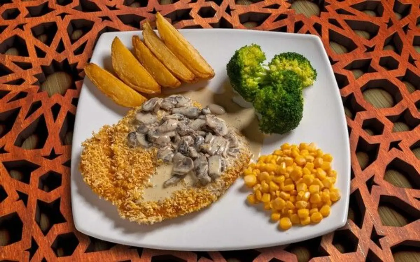 اسكالوب بانيه بالصوص والجبن