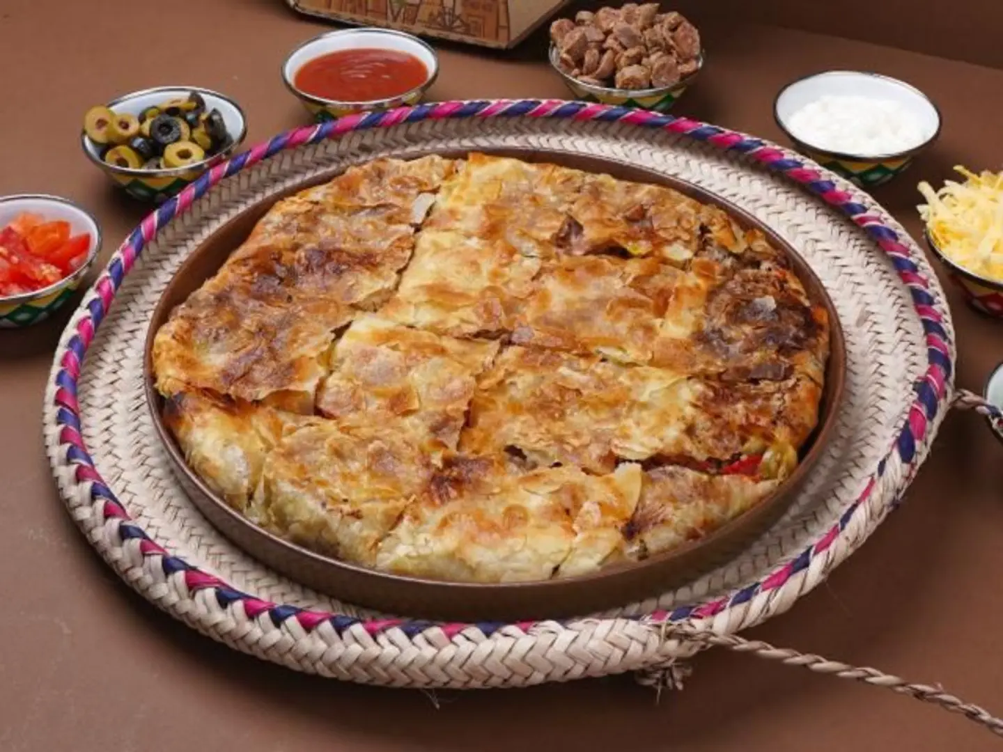فطيرة بسطرمه