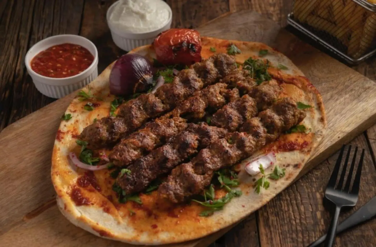 كباب لحم طازج