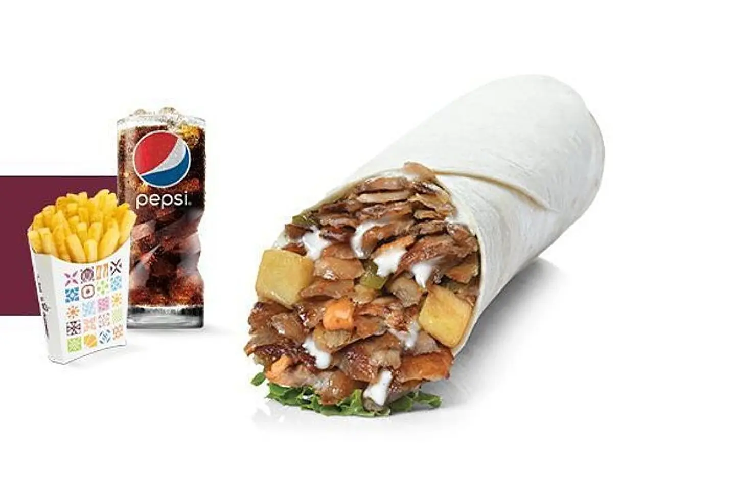 وجبة شاورما حراق