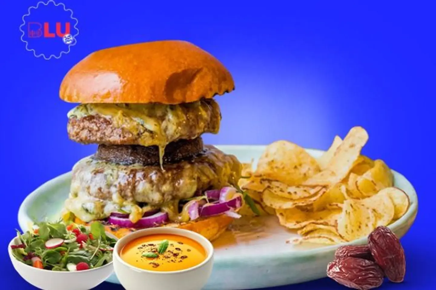 دبل ترفل برغر