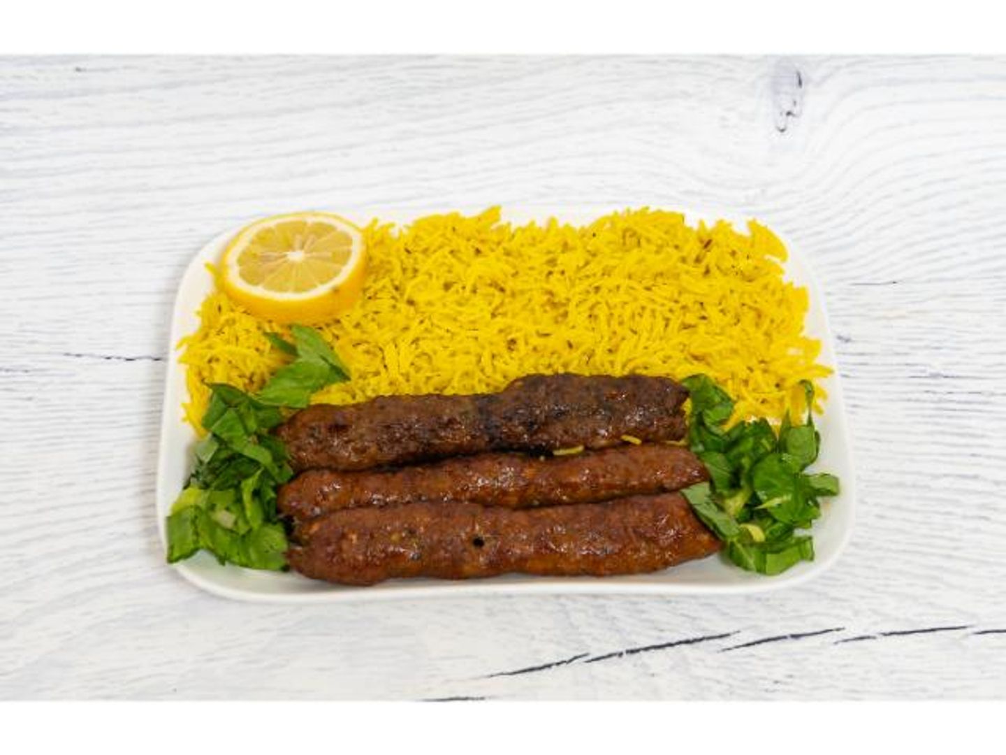 Kebab Meal With Rice