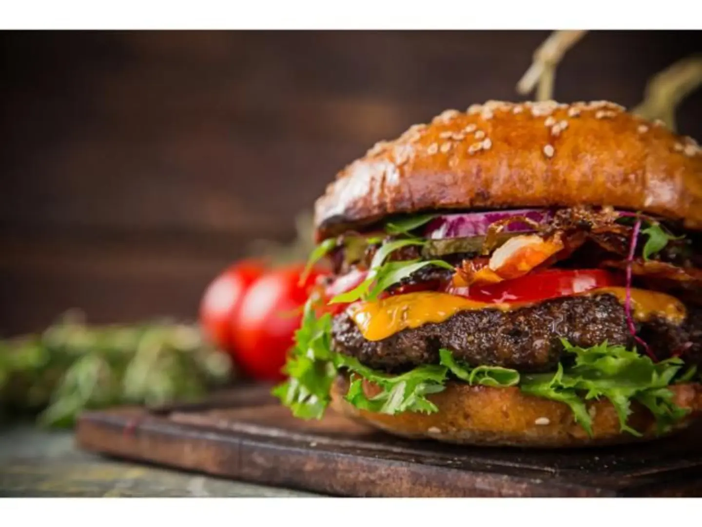 Square Grilled Beef Burger Tortilla