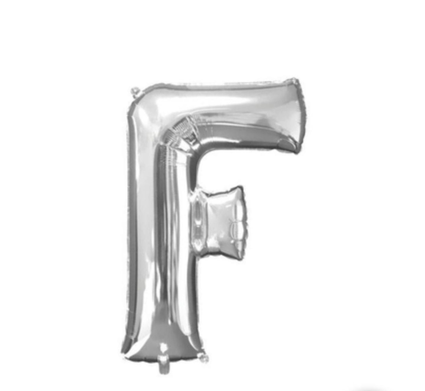 حرف F فضي