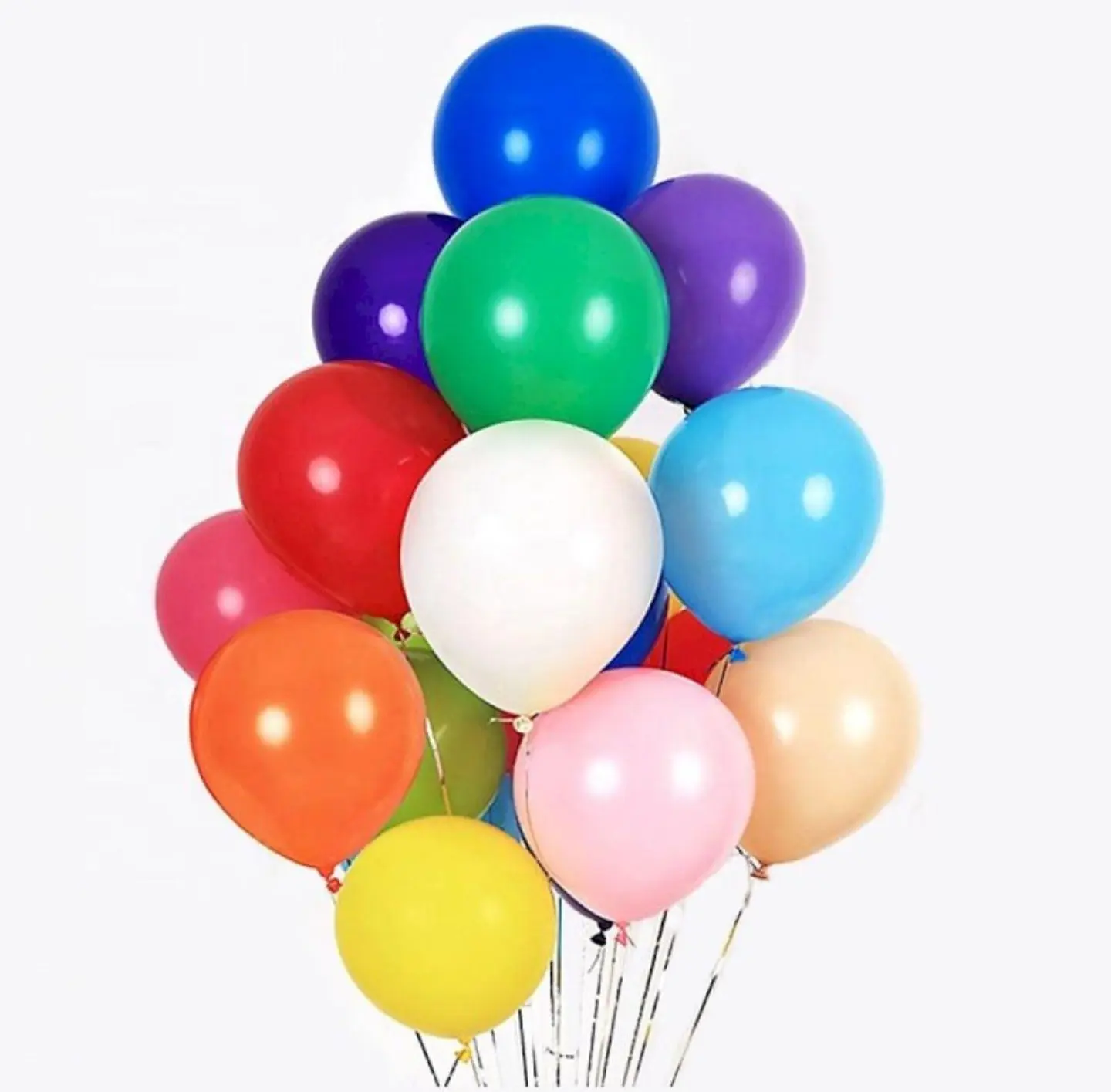 بالونات هيليوم ملونة ( يمكن تحديد اللون)