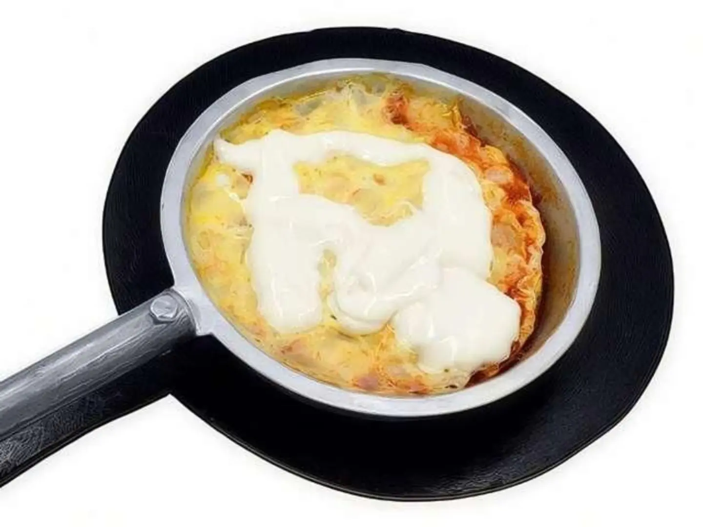 بيض مقلي بالجبن