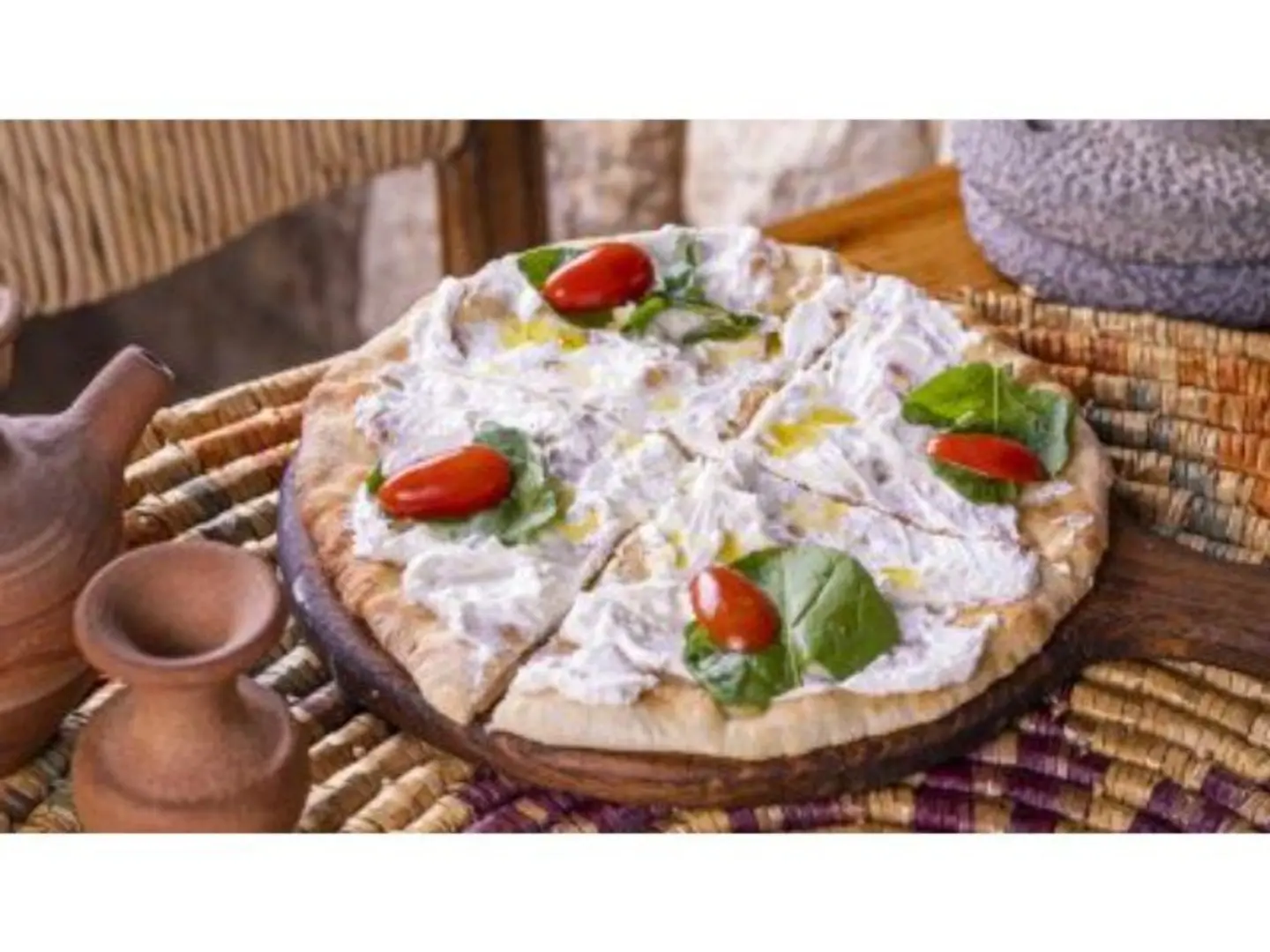 Labnah With Olives And Tomatoes