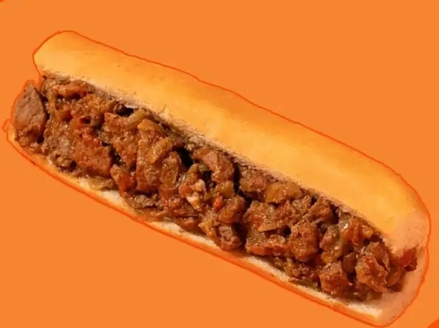 سندوتش لحم مقلقل طازج