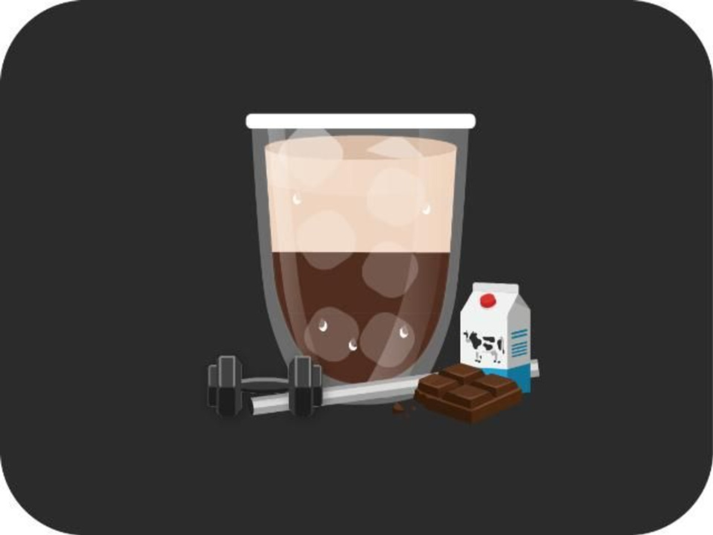 بروتين الشوكولاته المثلجه