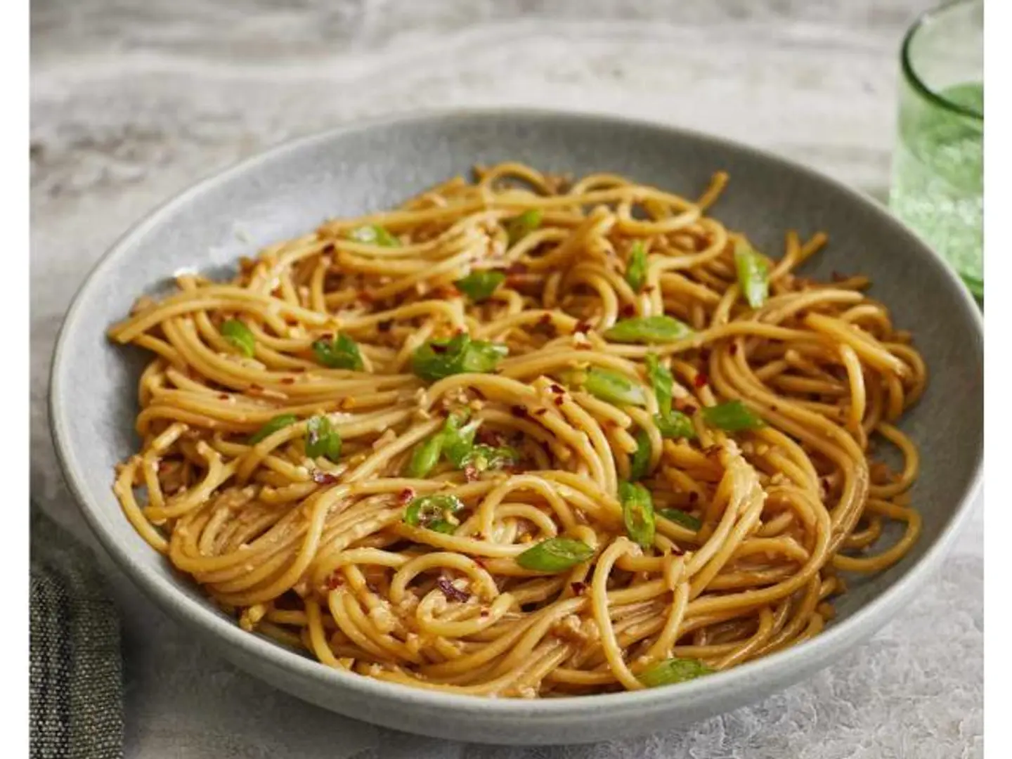 Burnt Garlic Seafood Noodles