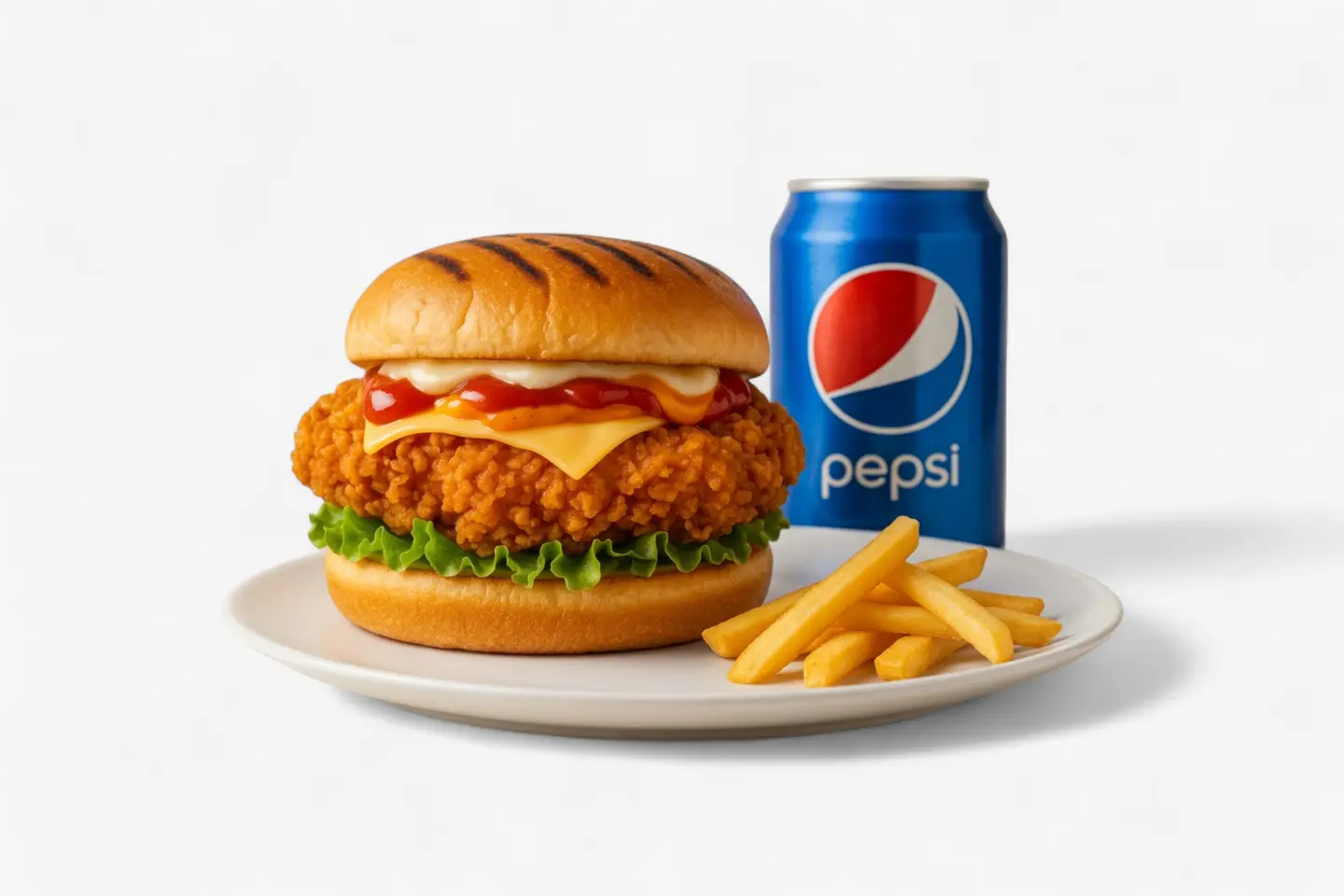 Zinger Burger Meal Spicy