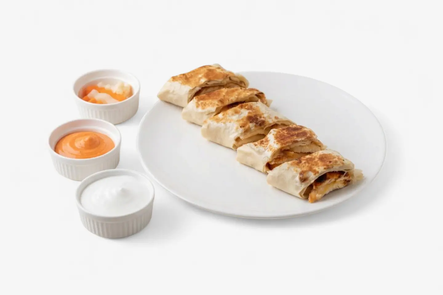 Arabic Shawarma Mixed With Cheese