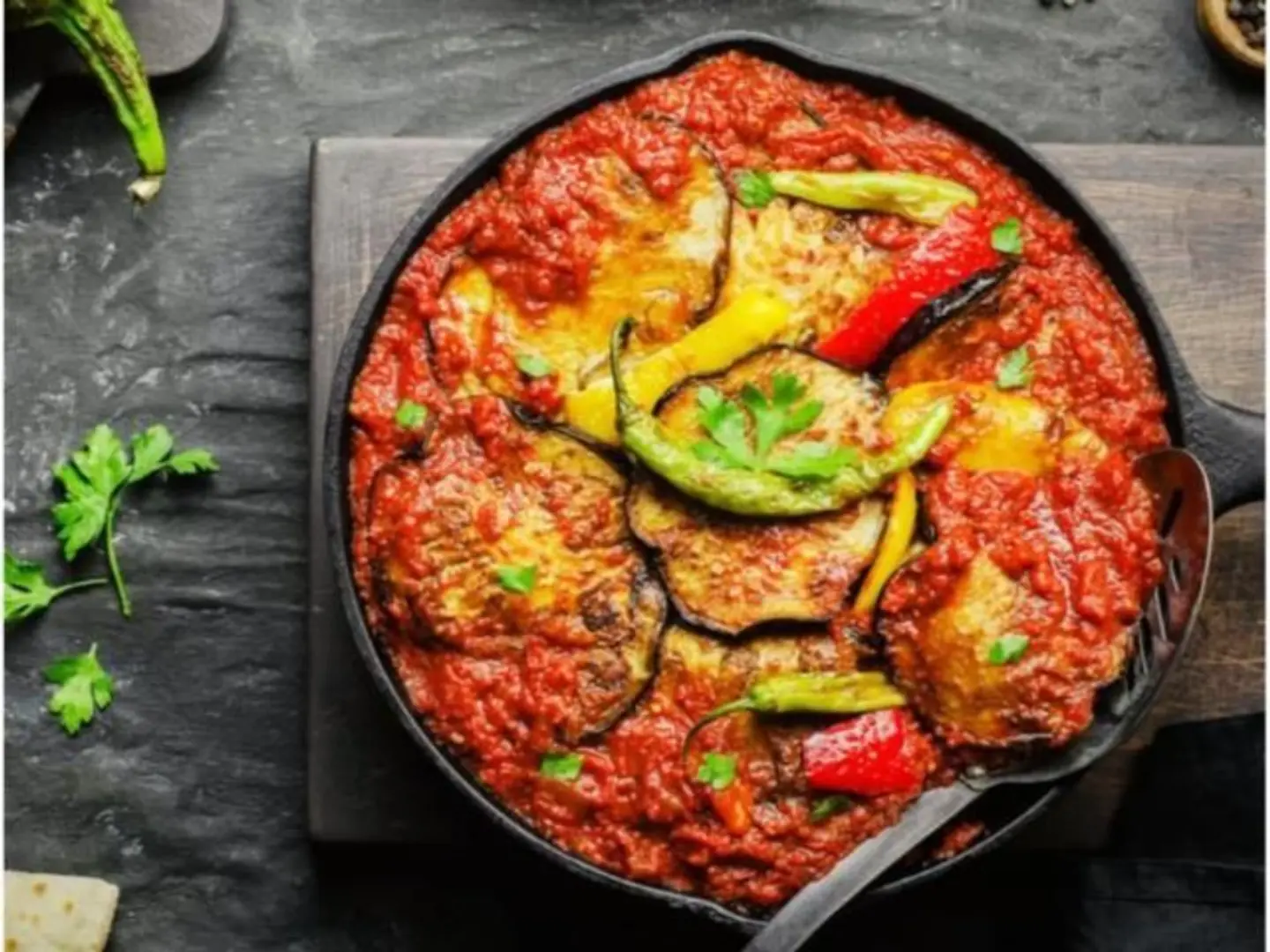 Mousagah With Minced Meat Tagine